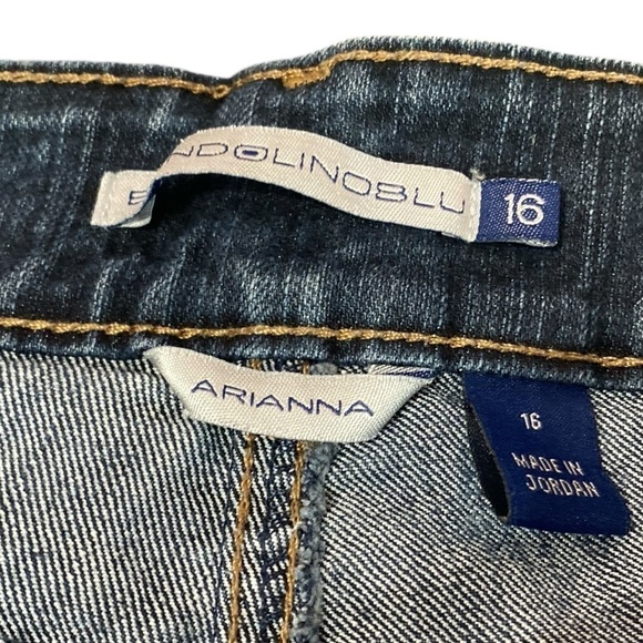Bandolino blu Arianna boot cut jeans Sz 16 women 78%Cotton - Picture 2 of 15